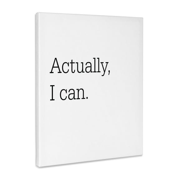3dRose, Image of Actually, I Can Quote, Museum Grade Canvas Wrap 11x14