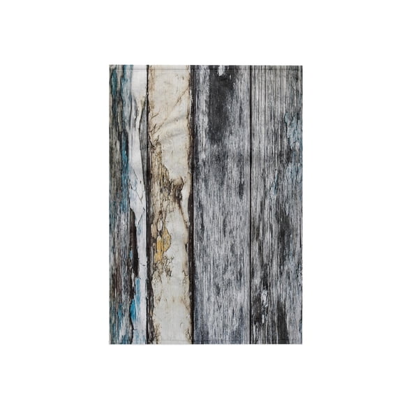 3dRose, Image of Aged Rustic Gray And Aqua Wooden Fence, 15x22 Hand Towel