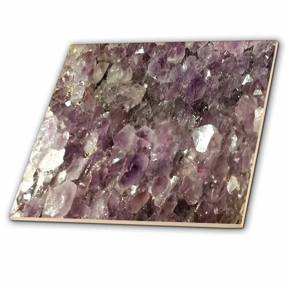 3dRose, Image of Close up Of Purple Agate, 6 Inch Ceramic Tile
