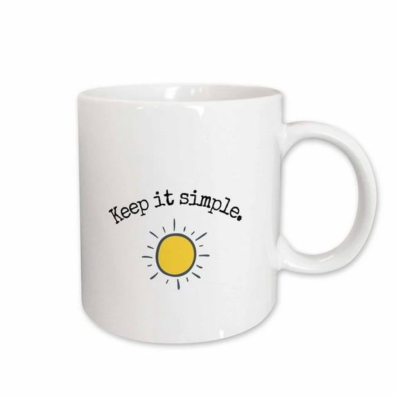 3drose, Image of Keep It Simple, 15oz Mug