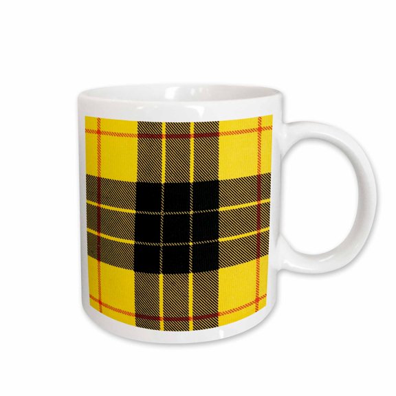 3drose, Image of Macleod Clan Kilt Scottish Tartan Plaid Pattern, 15oz Mug
