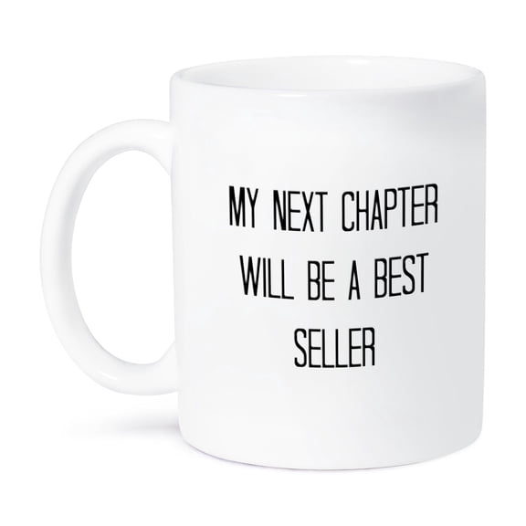 3dRose, Image of My Next Chapter Will Be A Best, 15oz Mug