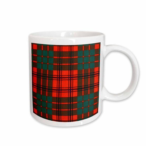 3drose, Image of Ross Clan Kilt Scottish Tartan Plaid Pattern, 15oz Mug