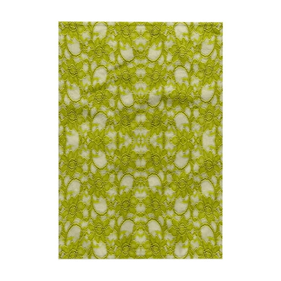 3dRose, Image of Trendy Chartreuse Lace, 15x22 Hand Towel