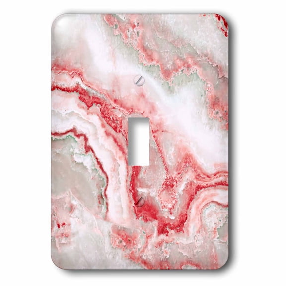 3dRose, Image of Trendy Luxury Orange Rose gold Quartz Gemstone Agate Geode, single toggle switch