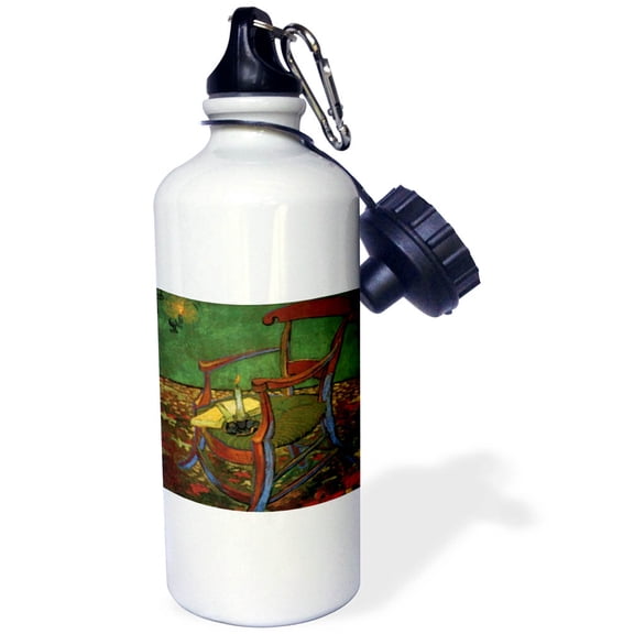 3dRose, Image of Van Gogh Painting Of Artist Paul Gauguins Chair, Flip Straw 21oz Water Bottle