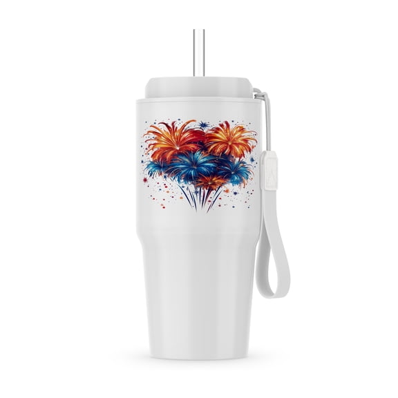 Image Of Colorful Mardi Gras Festival Fireworks, Amazing Gift For All, 20oz Tumbler