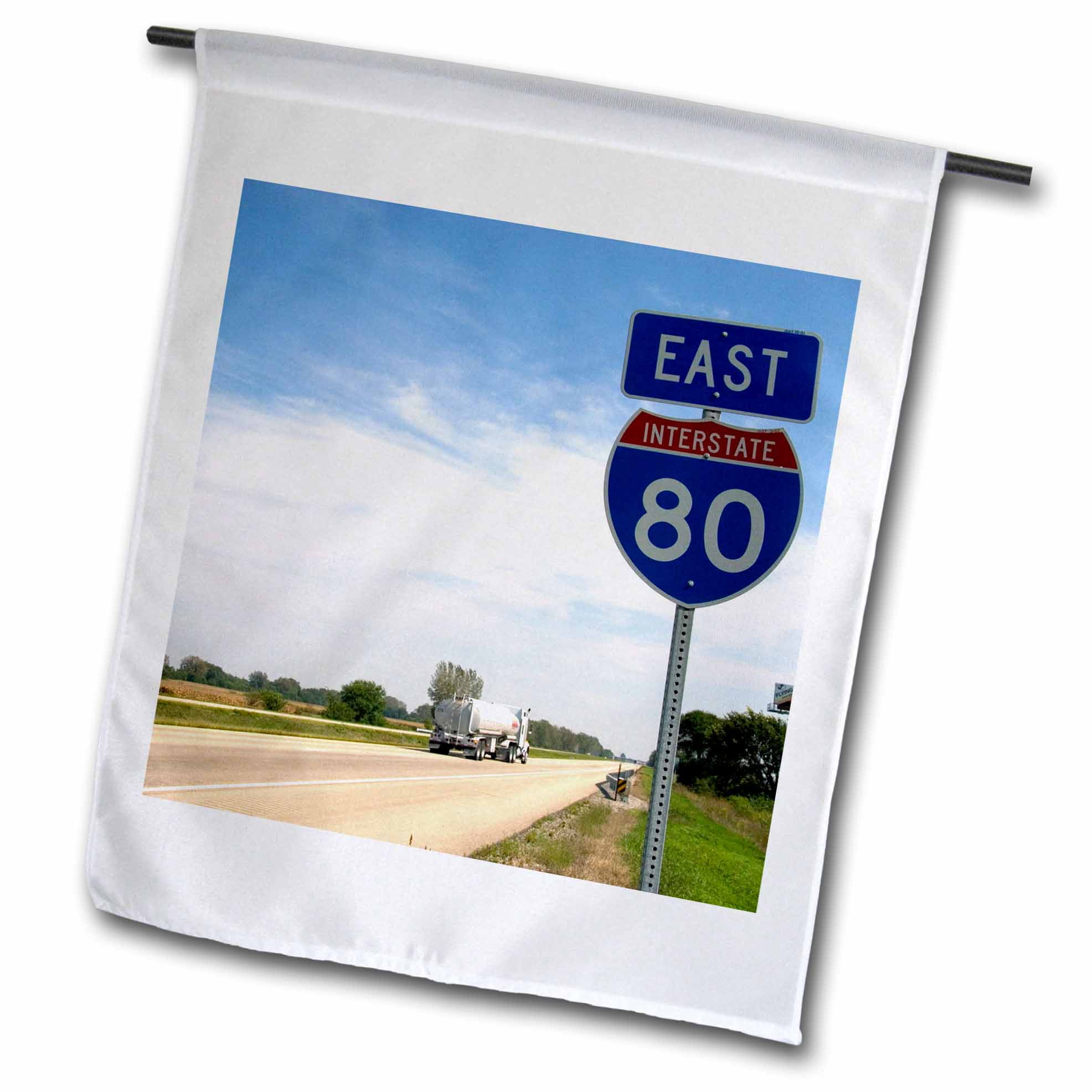 3dRose, Interstate 80 road sign in Illinois - US14 DFR0029 - David R ...