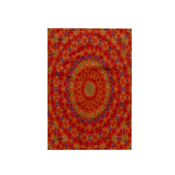 3dRose, Intricate Circle Ripple Pattern Mandala, 15x22 Hand Towel