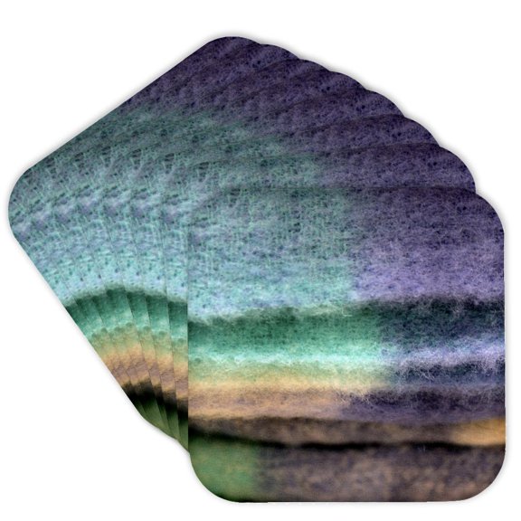 3dRose, Ireland, Avoca Handweavers Mill, wool blanket, craft - EU15 KWI0025 - Kymri Wilt, set of 8 Coasters - Soft
