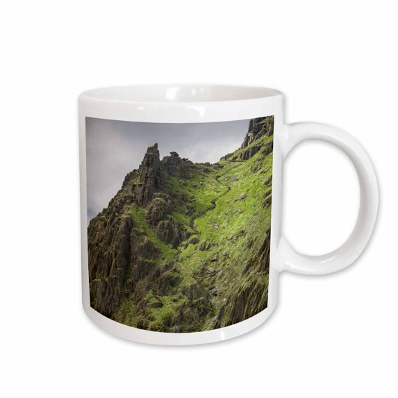 3drose, Ireland, Skellig Michael Island Cliffs - Eu15 Tno0081 - Tom Norring, 11oz Mug