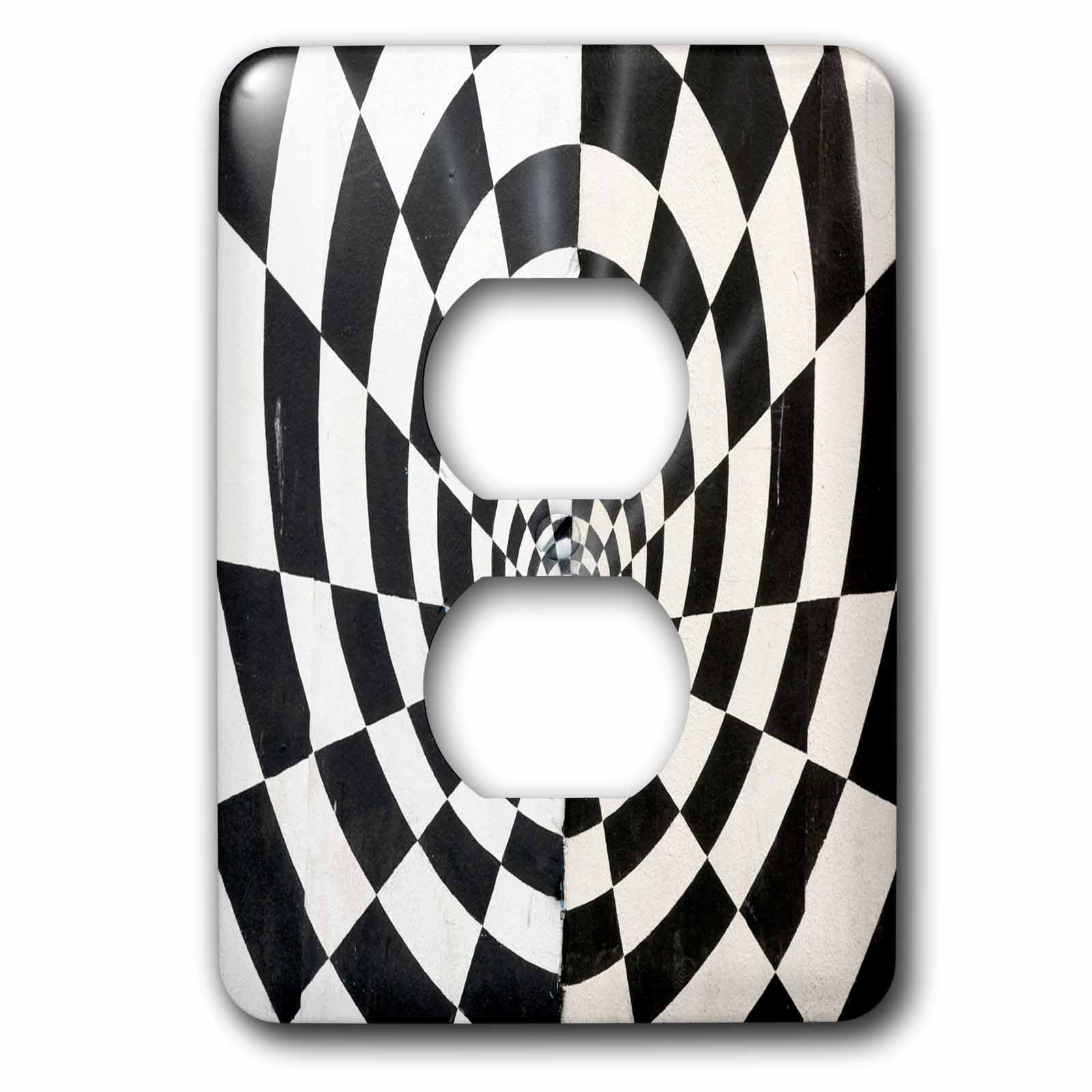 3dRose, Ireland, Sligo. Abstract pattern on a building - EU15 BJA0124 - Jaynes Gallery, 2 plug outlet cover