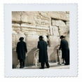 thumbnail image 1 of 3dRose, Israel, Jerusalem, Orthodox men pray, Western Wall - AS14 DNY0031 - David Noyes, 14x14 inch quilt square, 1 of 1