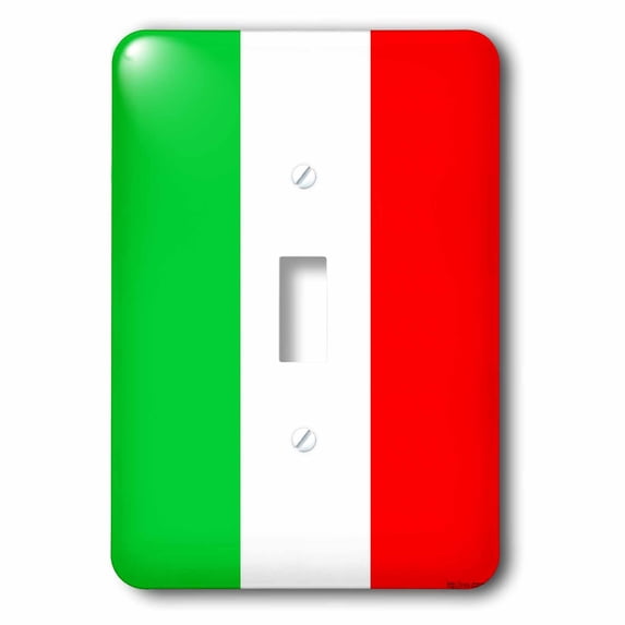 3dRose, Italian Flag, single toggle switch
