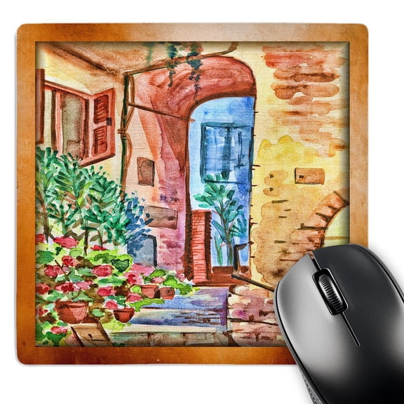 3dRose, Italian Yard, MousePad