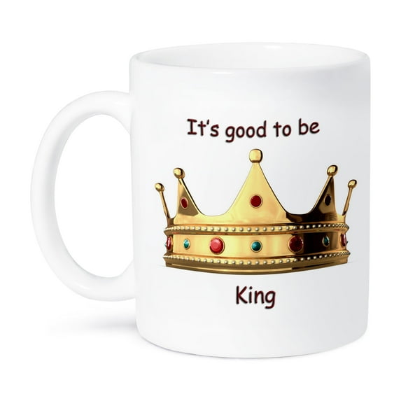 3dRose, Its good to be king, 15oz Mug