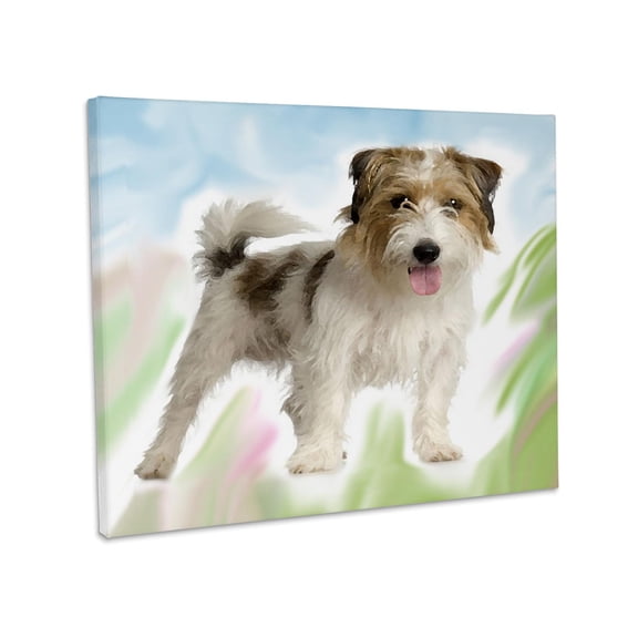 3dRose, Jack Russell Terrier, Museum Grade Canvas Wrap 14x11