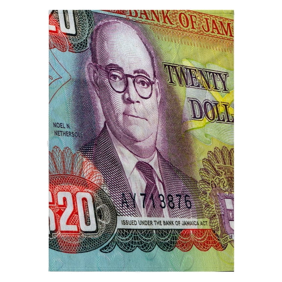 3dRose, Jamaica Jamaican money dollar currency bank note bill cash, 22x30 Bath Hand Pool Towel