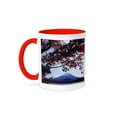 thumbnail image 1 of 3dRose, Japan, Honshu, Fuji-Hakone-Izu NP, Mt. Fuji-AS15 RER0083 - Ric Ergenbright, 11oz Two-Tone Red Mug, 1 of 3