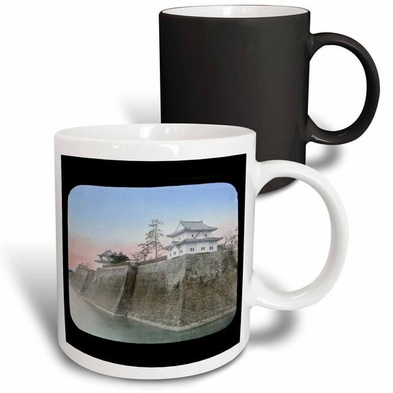 3drose, Japan Nakajima Osaka Castle, 11oz Magic Transforming Mug