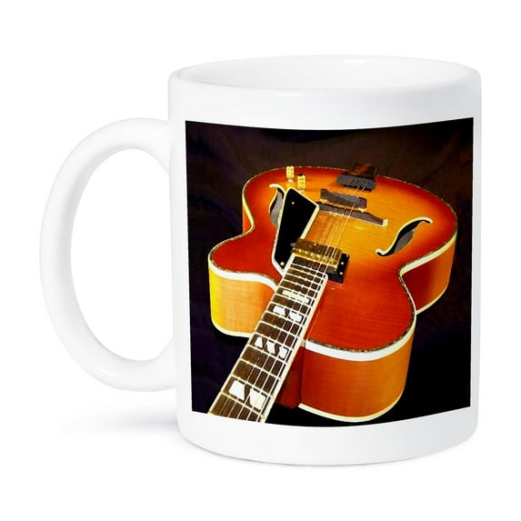 3dRose, Jazz Guitar, 11oz Mug