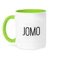 thumbnail image 1 of 3dRose, Jomo, 15oz Two-Tone Green Mug, 1 of 3