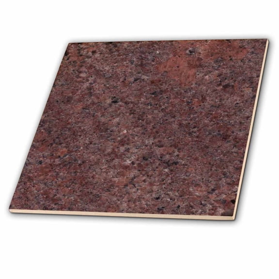 3dRose, Juperana Bordeaux granite print, 12 Inch Ceramic Tile