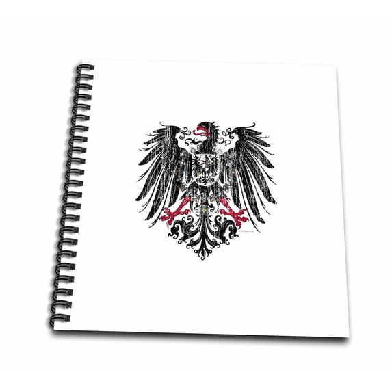 3dRose, Kaiser Eagle, Drawing Book 8 x 8 inch