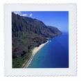 thumbnail image 1 of 3dRose, Kalalau Napali Coast Kauai Hawaii - US12 DPB0610 - Douglas Peebles, 10x10 inch quilt square, 1 of 1