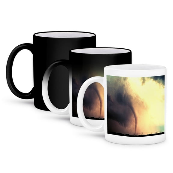 3dRose, Kansas Tornado, 11oz Magic Transforming Mug