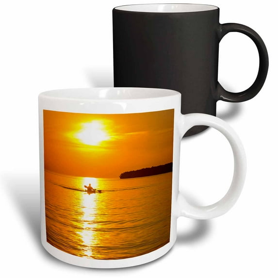 3drose, Kayak, Apostle Islands, Lake Superior, Wisconsin, Usa - Us50 Cha0063 - Chuck Haney, 11oz Magic Transforming Mug