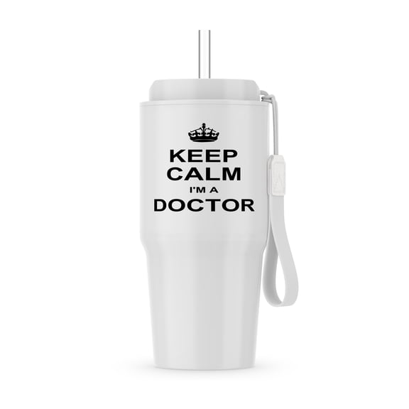 Keep Calm Im A Doctor - Dr And Proud - Funny Medical Profession Gift, 20oz Tumbler