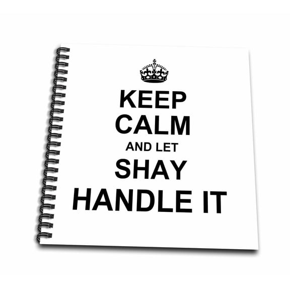 3dRose, Keep Calm and Let Shay Handle it - funny personal name, Mini Notepad 4 x 4 inch