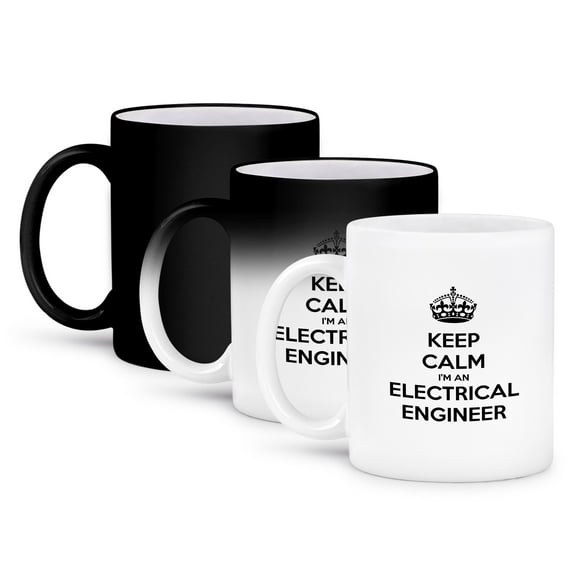 3dRose, Keep calm Im an electrical engineer., 11oz Magic Transforming Mug