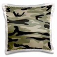thumbnail image 1 of 3dRose, Khaki army print - brown beige olive green camo - soldier military camouflage texture, 16x16 inch Pillow Case, 1 of 1
