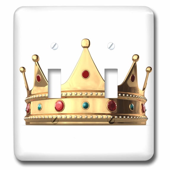 3dRose, King crown, double toggle switch