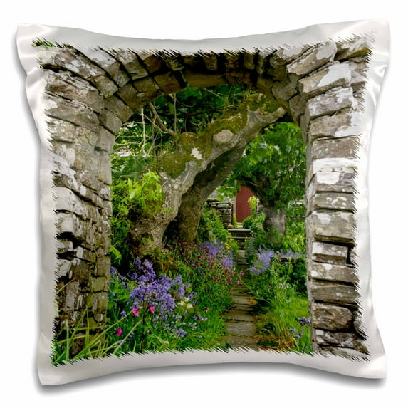 3dRose, Kirbuster Museum, Kirkwall, Orkney islands, Scotland., 16x16 inch Pillow Case