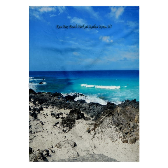 3dRose, Kua Bay Beach Park at Kailua Kona, Hawaii, 22x30 Bath Hand Pool Towel