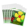 thumbnail image 1 of 3drose, Ladybug I Love You, 6 Greeting Cards with Envelopes, 1 of 7