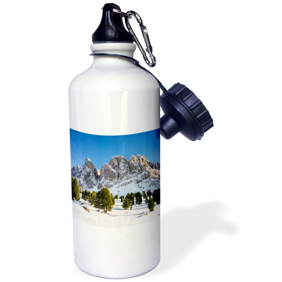 3dRose, Landscape - Geisler Mountain Range, Italy. UNESCO., 21 oz Sports Water Bottle