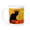 thumbnail image 1 of 3dRose, Le Chat Noir - advertising, art nouveau, black cat, cat, cats, chat noir, le chat, 15oz Mug, 1 of 3