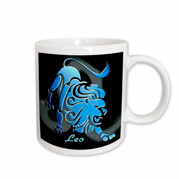 3drose, Leo Zodiac Sign, 15oz Mug