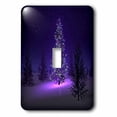 thumbnail image 1 of 3dRose, Lets Have A Purple Christmas, single toggle switch, 1 of 1