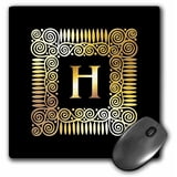 3dRose, Letter H- Image of Spirals Forming a Square- not metal foil ...