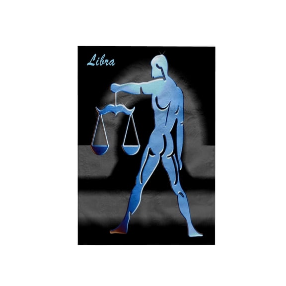 3dRose, Libra Zodiac Sign, 15x22 Hand Towel