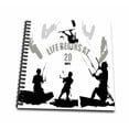 thumbnail image 1 of 3dRose, Life Begins At 20 Knots For Kitesurfers Black Design, Mini Notepad 4 x 4 inch, 1 of 2