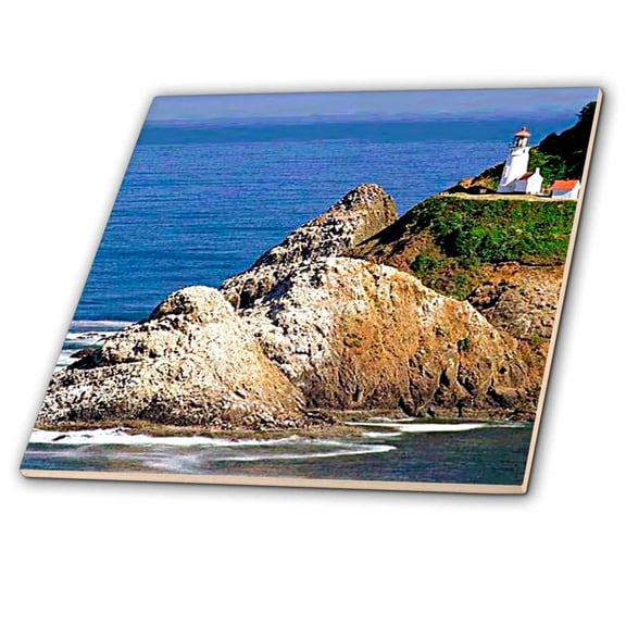 3dRose, Light House, 4 Inch Ceramic Tile