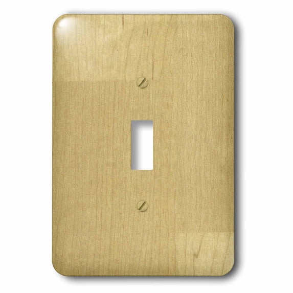 3dRose, Light Maple Wood, single toggle switch