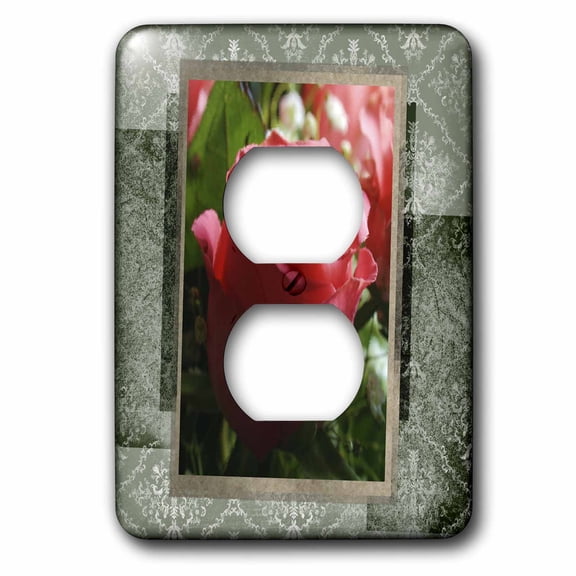 3dRose, Light Roses, 2 plug outlet cover