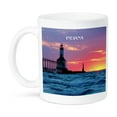 thumbnail image 1 of 3dRose, Lighthouse At Michigan City Indiana, 11oz Mug, 1 of 7